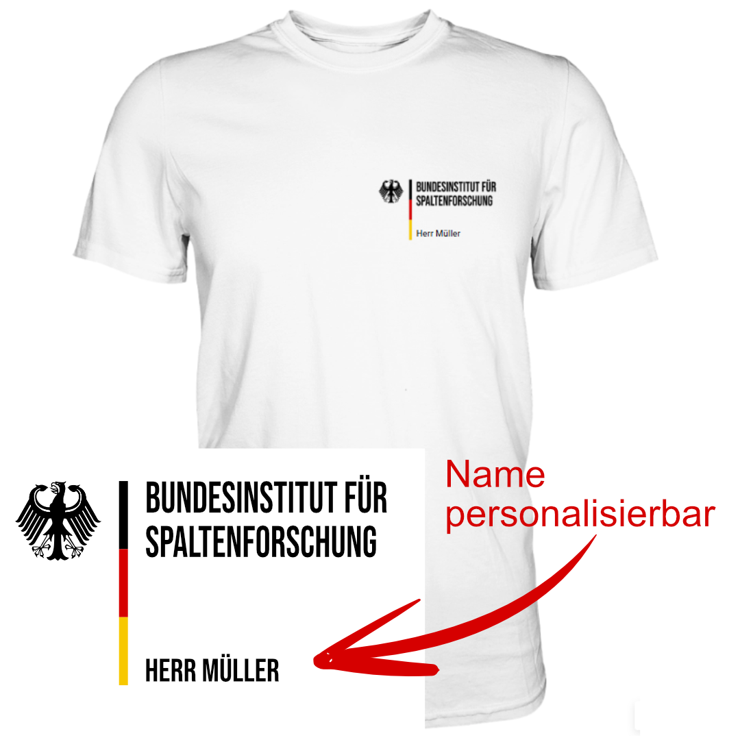 Bundesinstitut für Spaltenforschung | Männer T-Shirt - Bierista