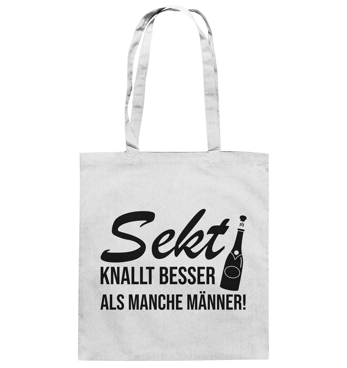 Sekt knallt besser als manche Männer | Baumwolltasche - Bierista