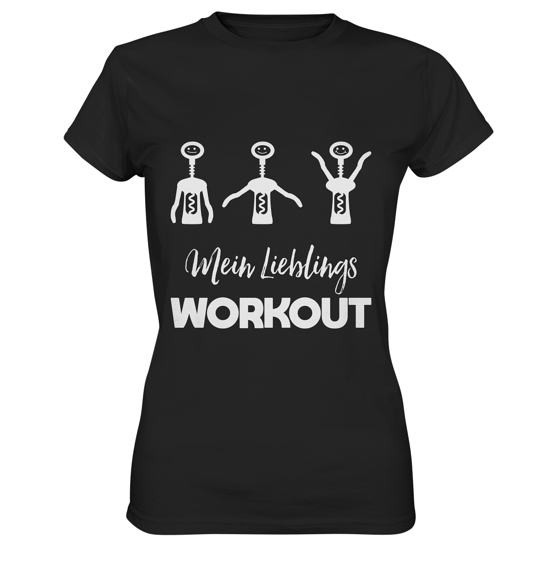Lieblings Workout Korkenzieher | Frauen T-Shirt - Bierista