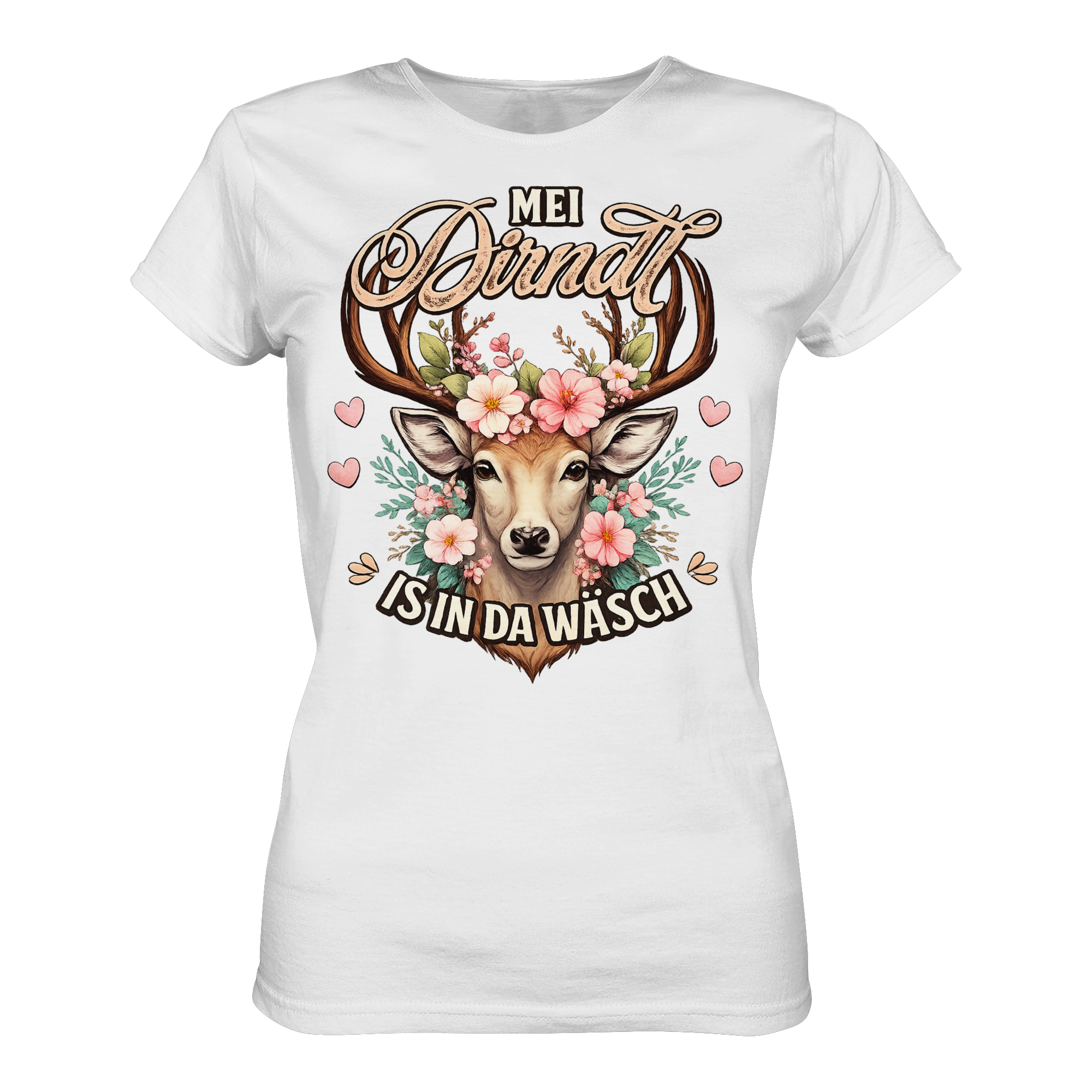 Mei Dirndl is in da wäsch | Frauen T-Shirt