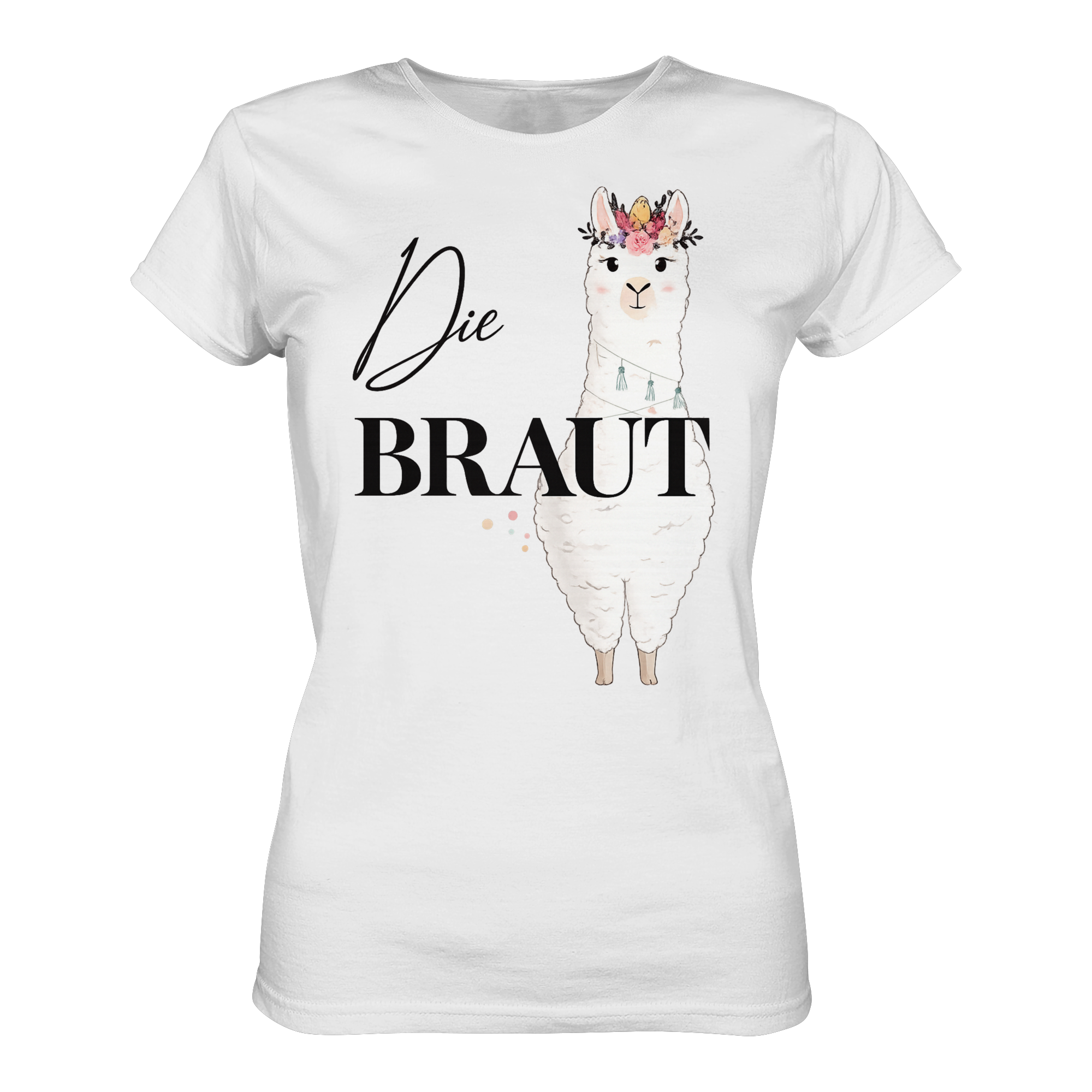 Die Braut als Lama | Frauen T-Shirt
