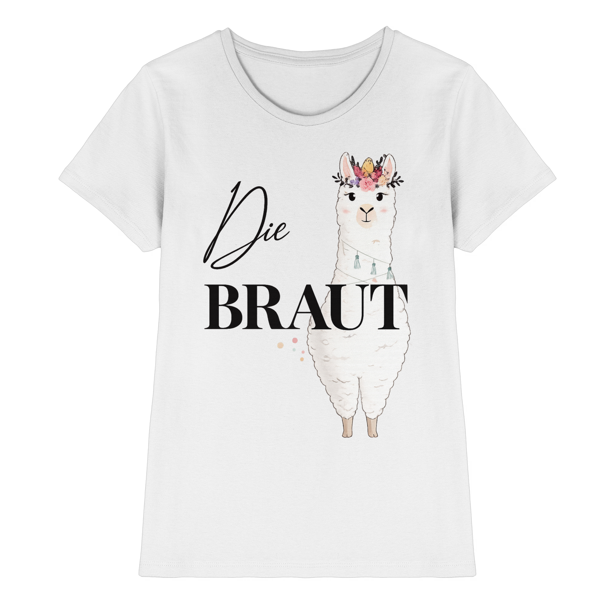 Die Braut als Lama | Frauen T-Shirt