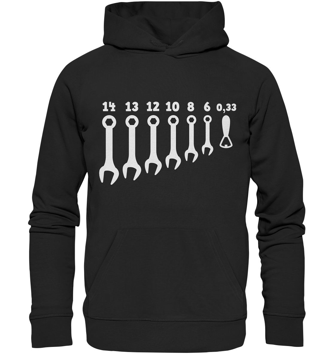 Bier Schraubenschlüssel Flaschenöffner | Hoodie - Bierista