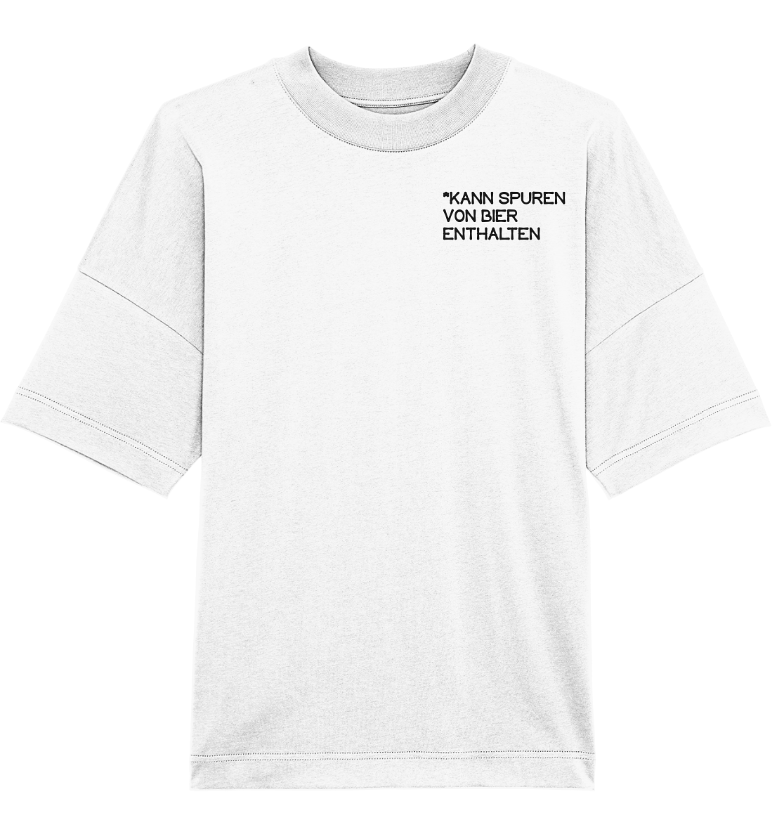Kann Spuren von Bier enthalten | Oversize T-Shirt - Bierista