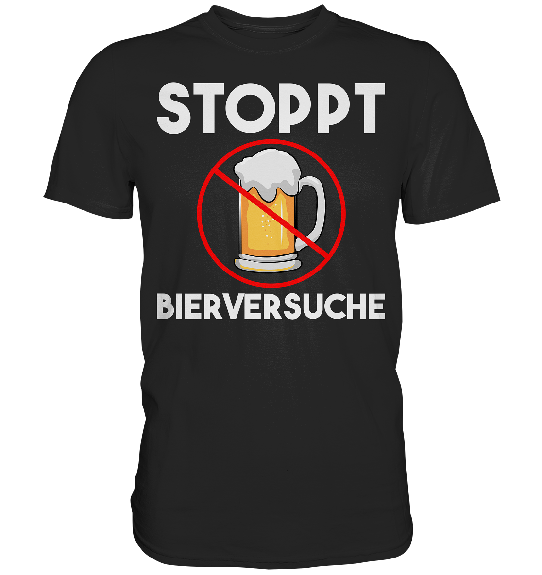 Stoppt Bierversuche | Männer T-Shirt