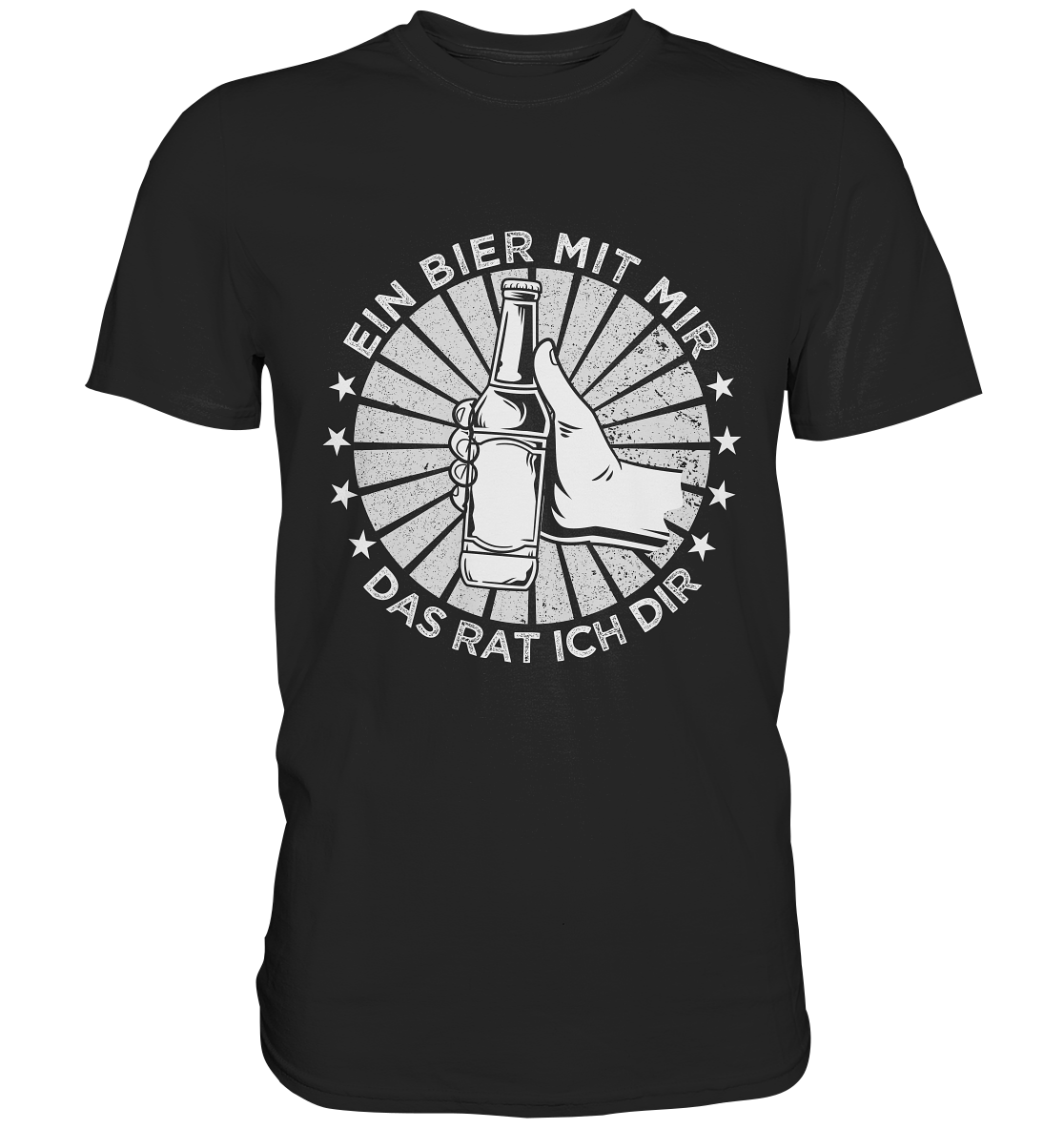 Ein Bier mit mir, das rat ich dir | Männer T-Shirt - Bierista