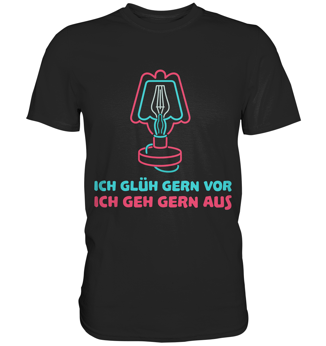 Wackelkontakt Lampe aus den 70ern | Männer T-Shirt - Bierista