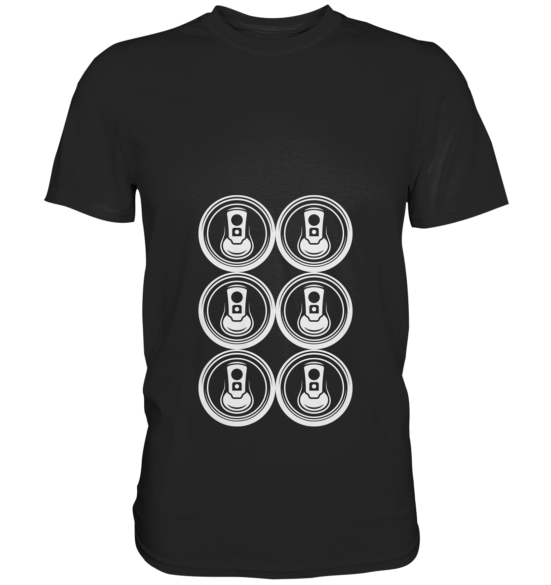 Sixpack Dosen Bier | Männer T-Shirt - Bierista