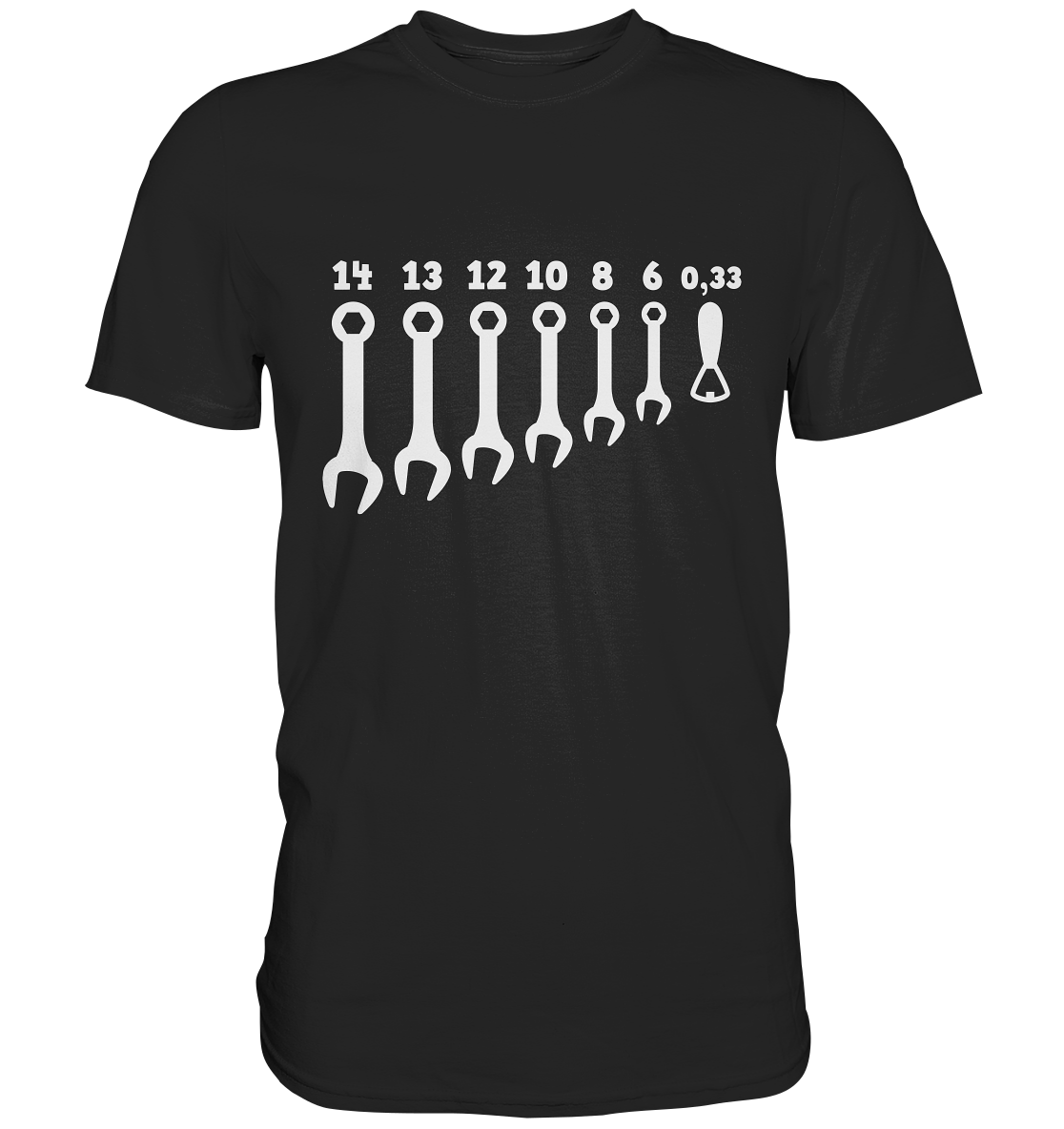 Bier Schraubenschlüssel Flaschenöffner | Männer T-Shirt - Bierista