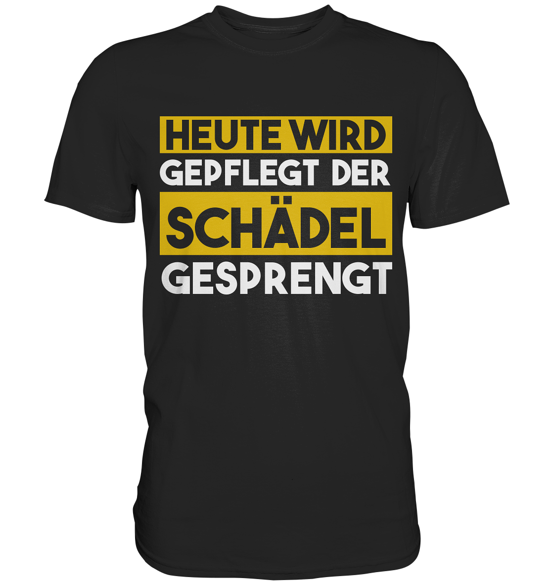 Schädel gesprengt | Männer T-Shirt - Bierista