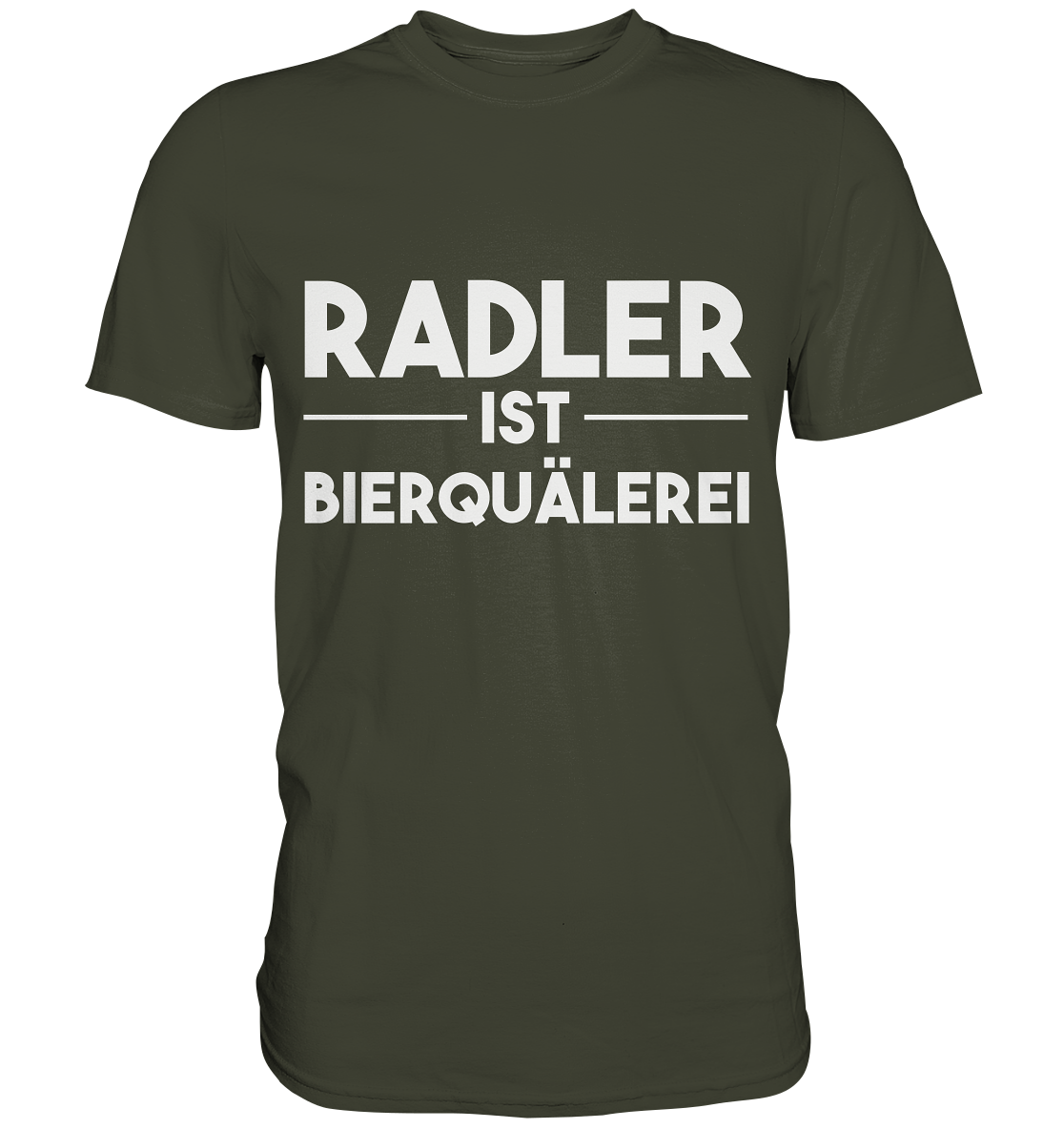 Radler ist Bierquälerei | Männer T-Shirt - Bierista