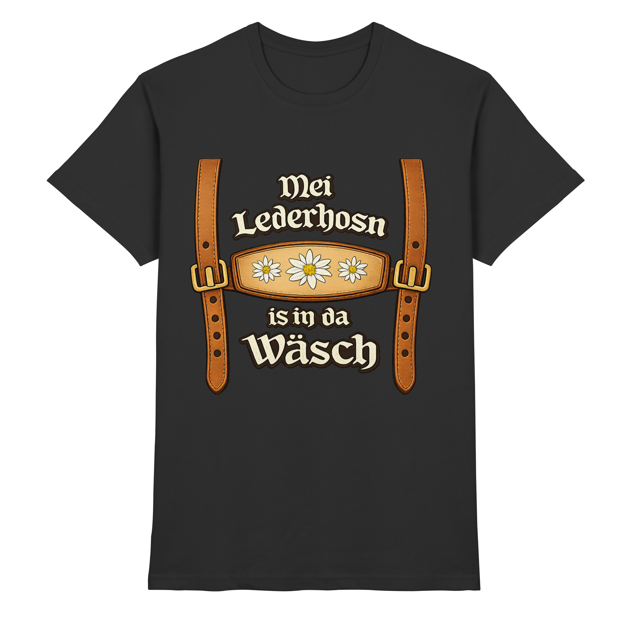 Mei Lederhosn is in da Wäsch | Männer T-Shirt