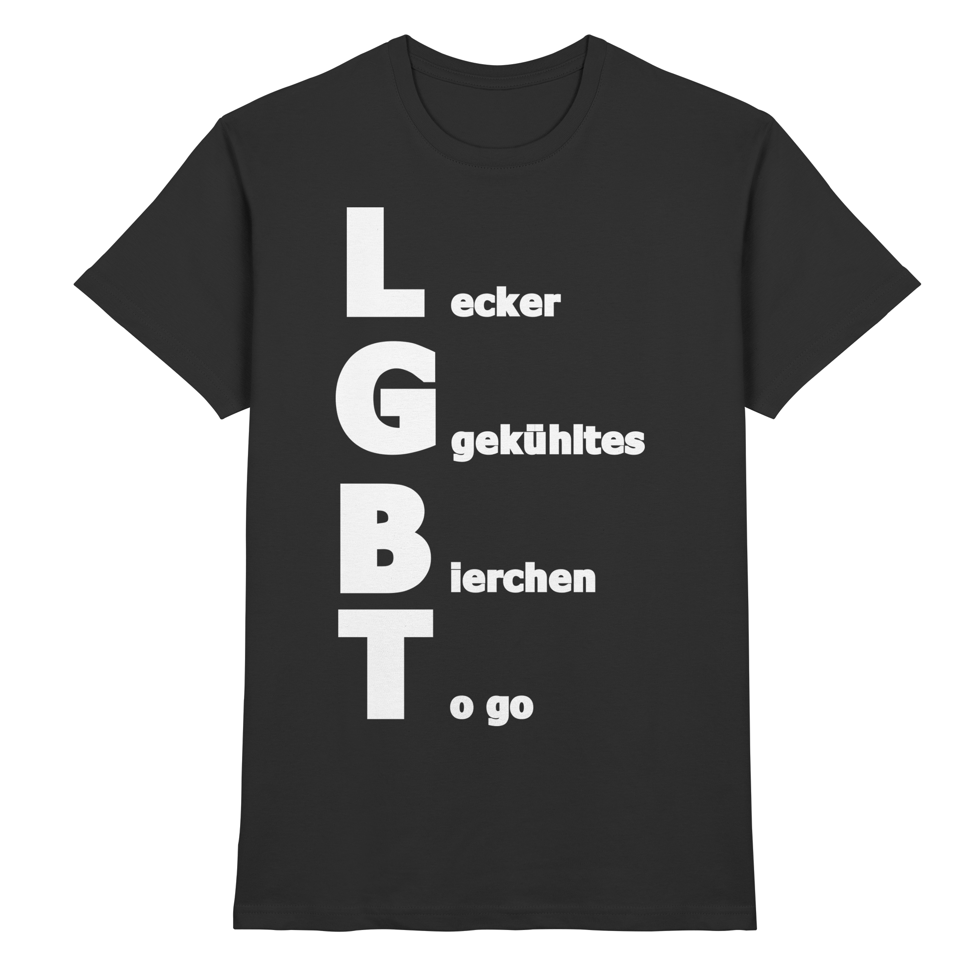 Lecker Gekühltes Bierchen To go | Männer T-Shirt