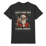 Heute wird sich flüssig ernährt | Männer T-Shirt