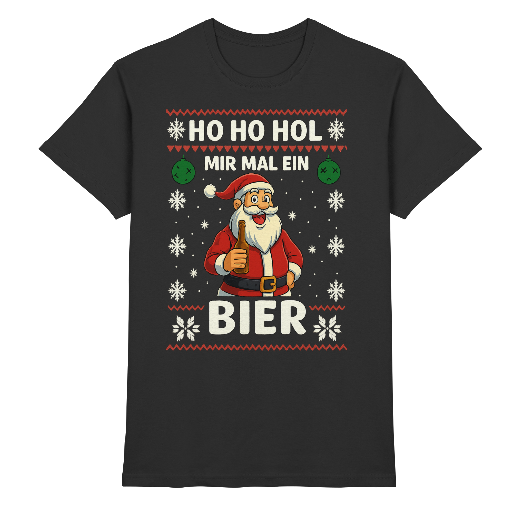 Ho Ho Hol mir mal ein Bier | Männer T-Shirt