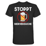 Stoppt Bierversuche | Männer T-Shirt