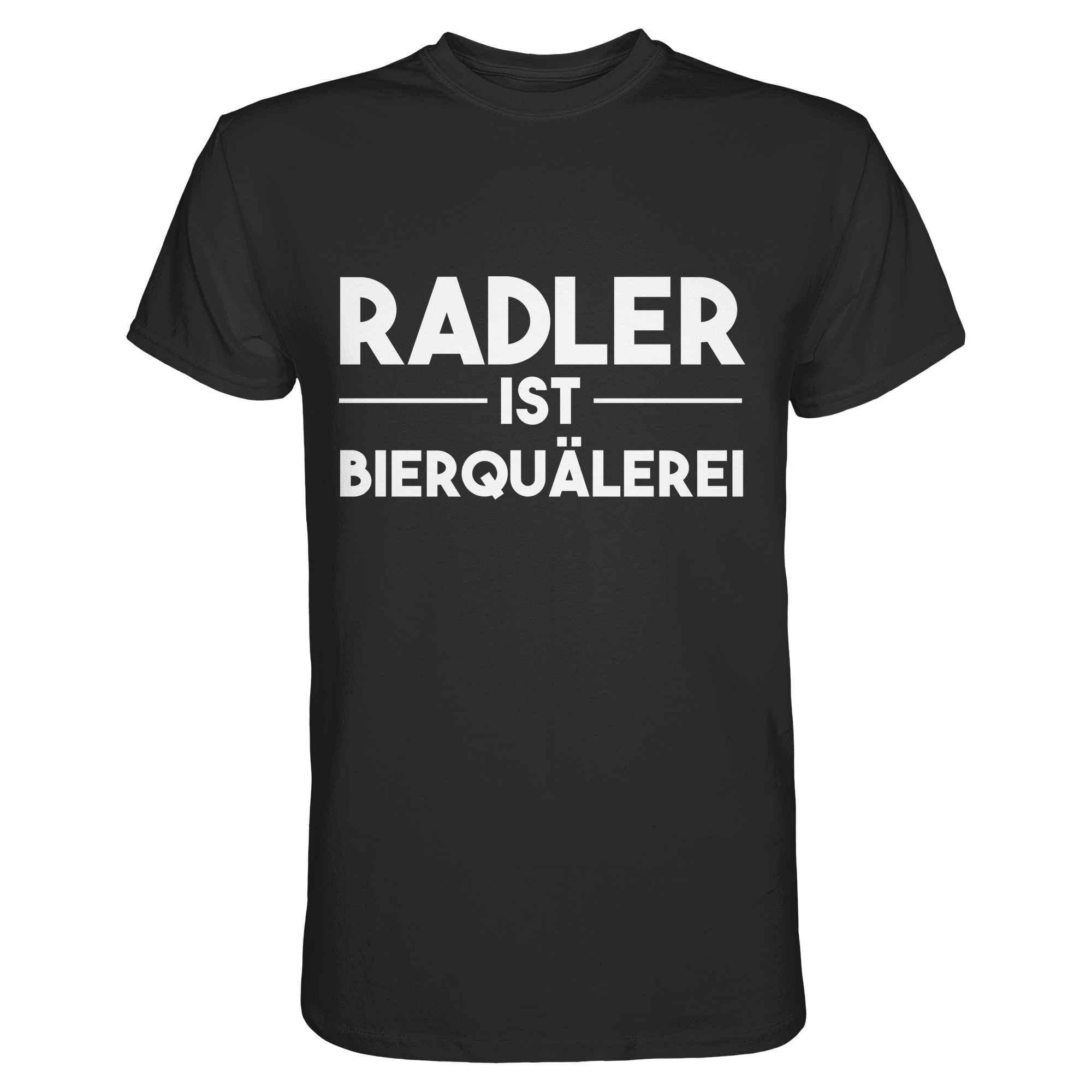 Radler ist Bierquälerei | Männer T-Shirt - Bierista
