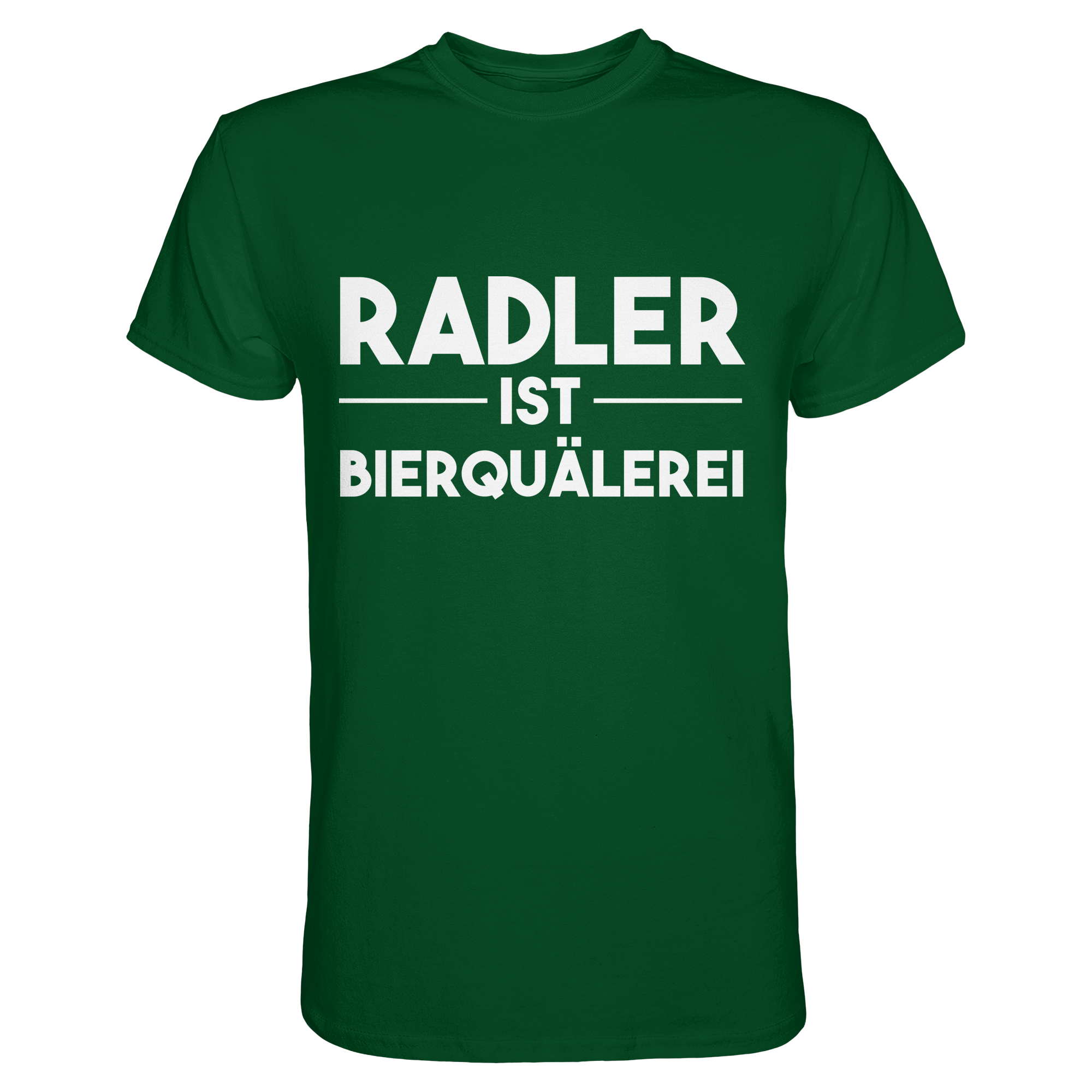 Radler ist Bierquälerei | Männer T-Shirt - Bierista