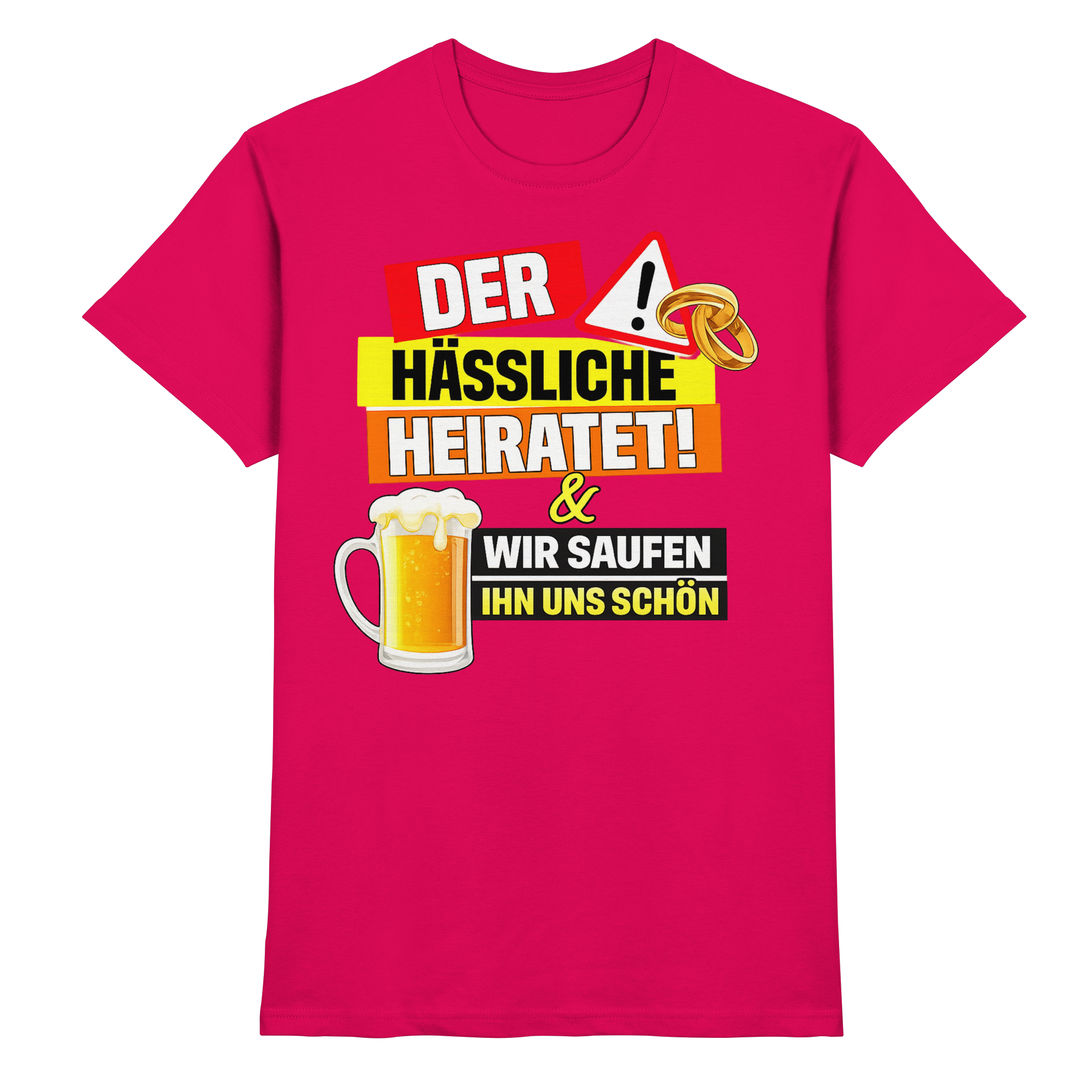 Der Hässliche heiratet | Männer T-Shirt