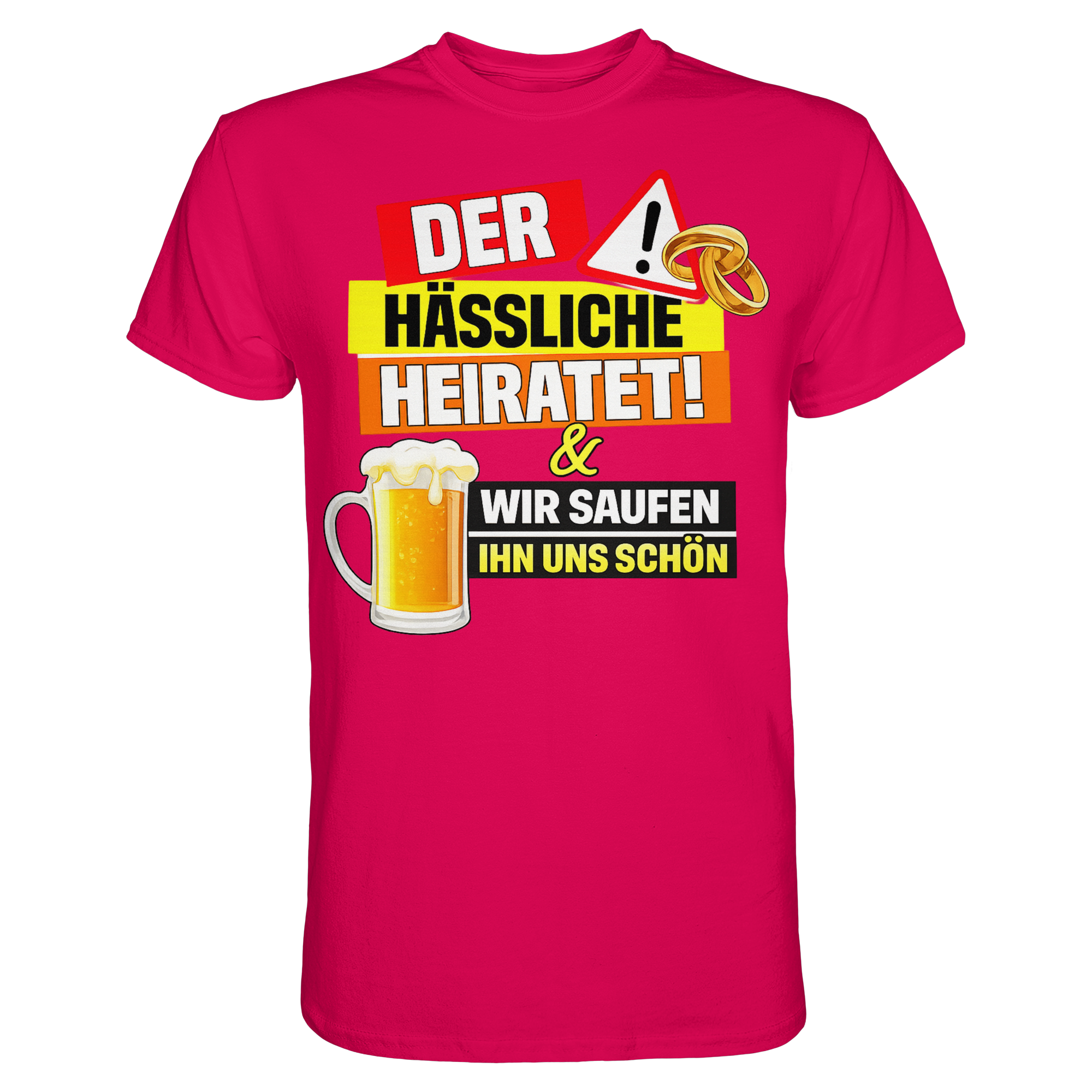 Der Hässliche heiratet | Männer T-Shirt