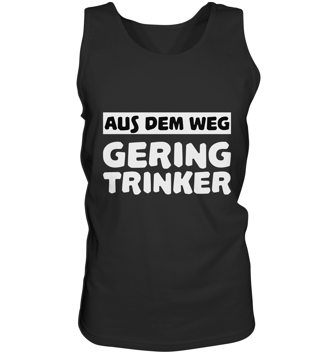 Aus dem Weg Geringtrinker | Männer Tanktop - Bierista