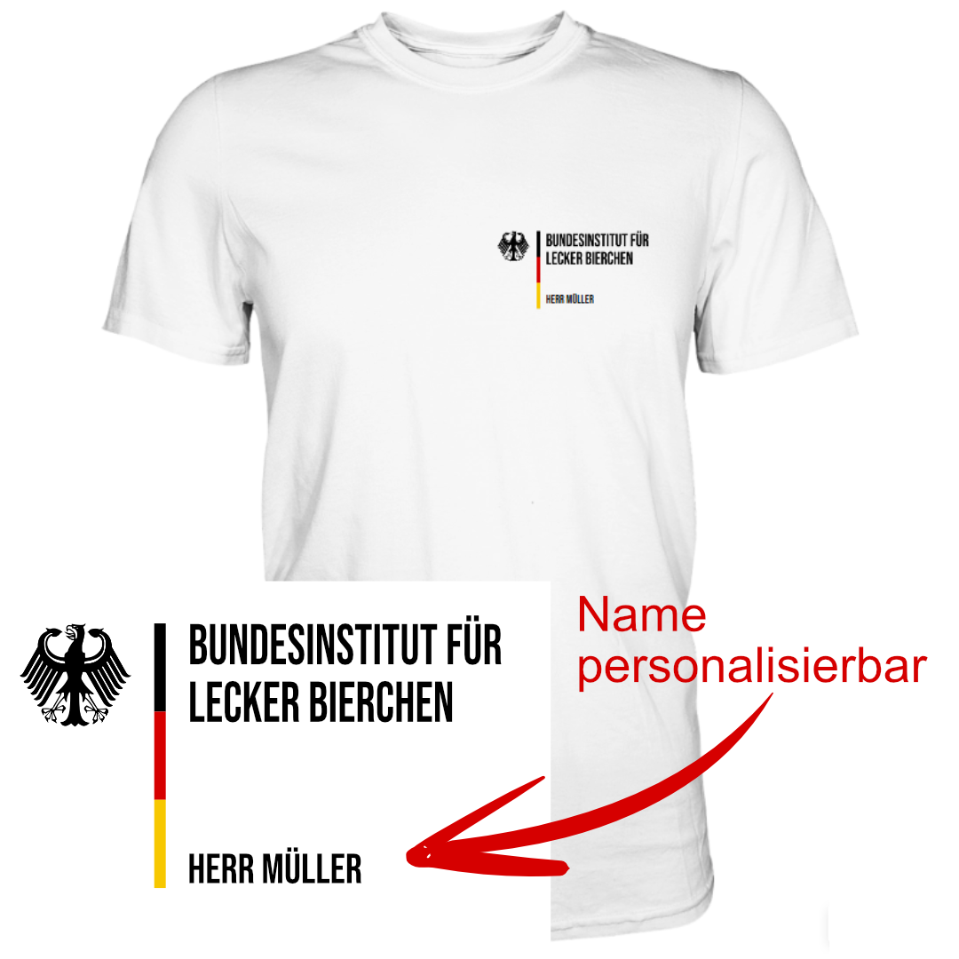 Bundesinstitut für lecker Bierchen | Männer T-Shirt - Bierista