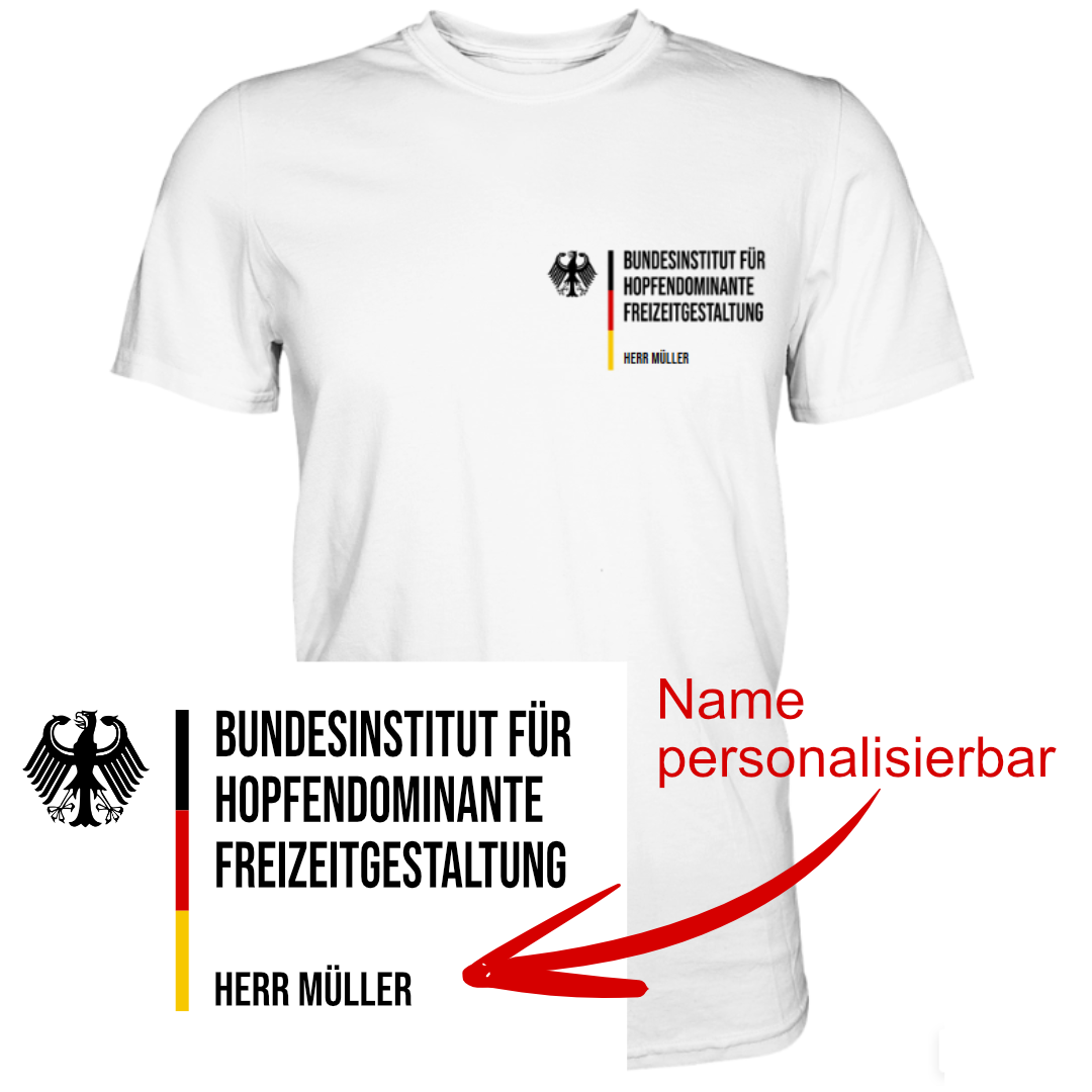 Bundesinstitut für hopfendominante Freizeitgestaltung | Männer T-Shirt - Bierista