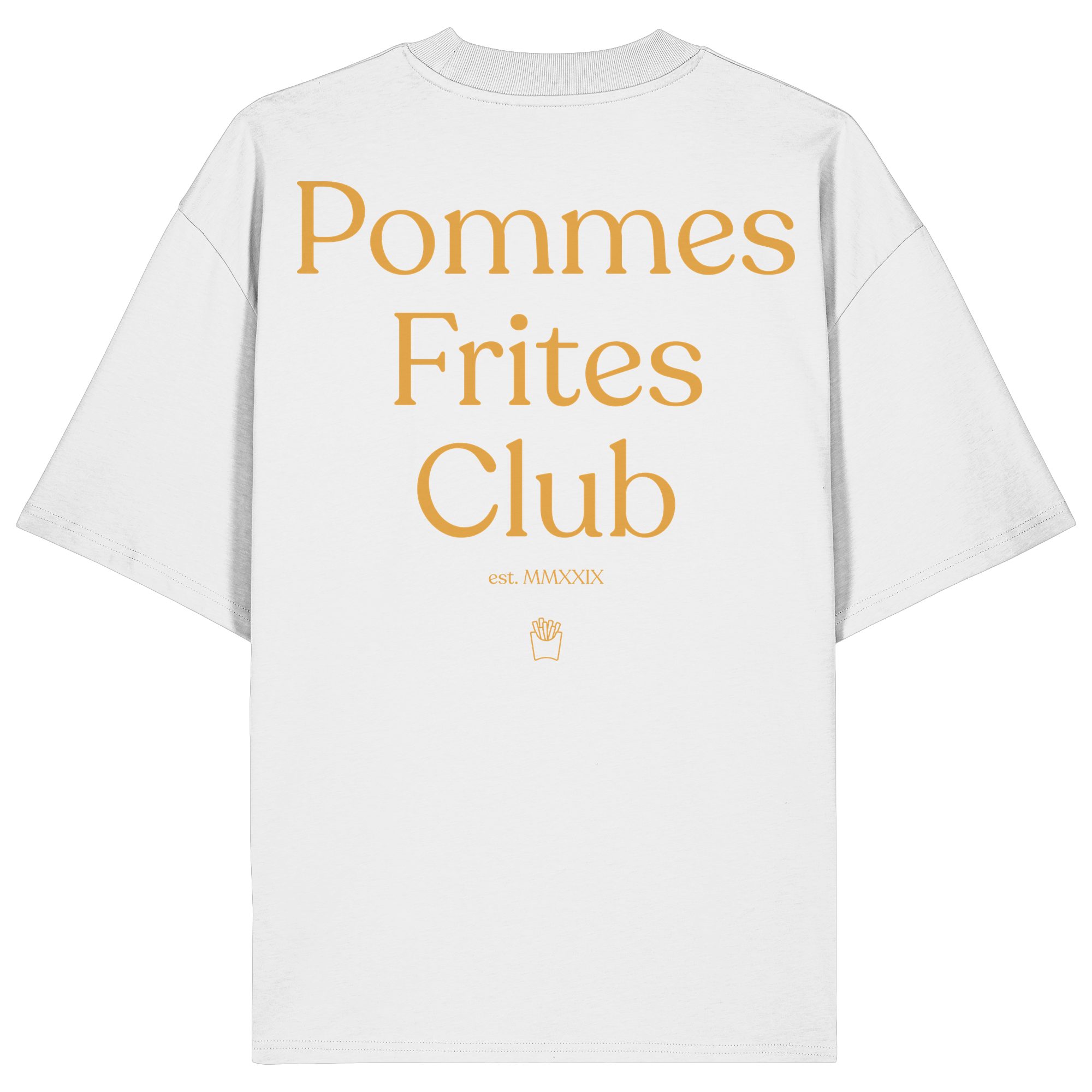 Pommes Frites Club | Oversize T-Shirt - Bierista