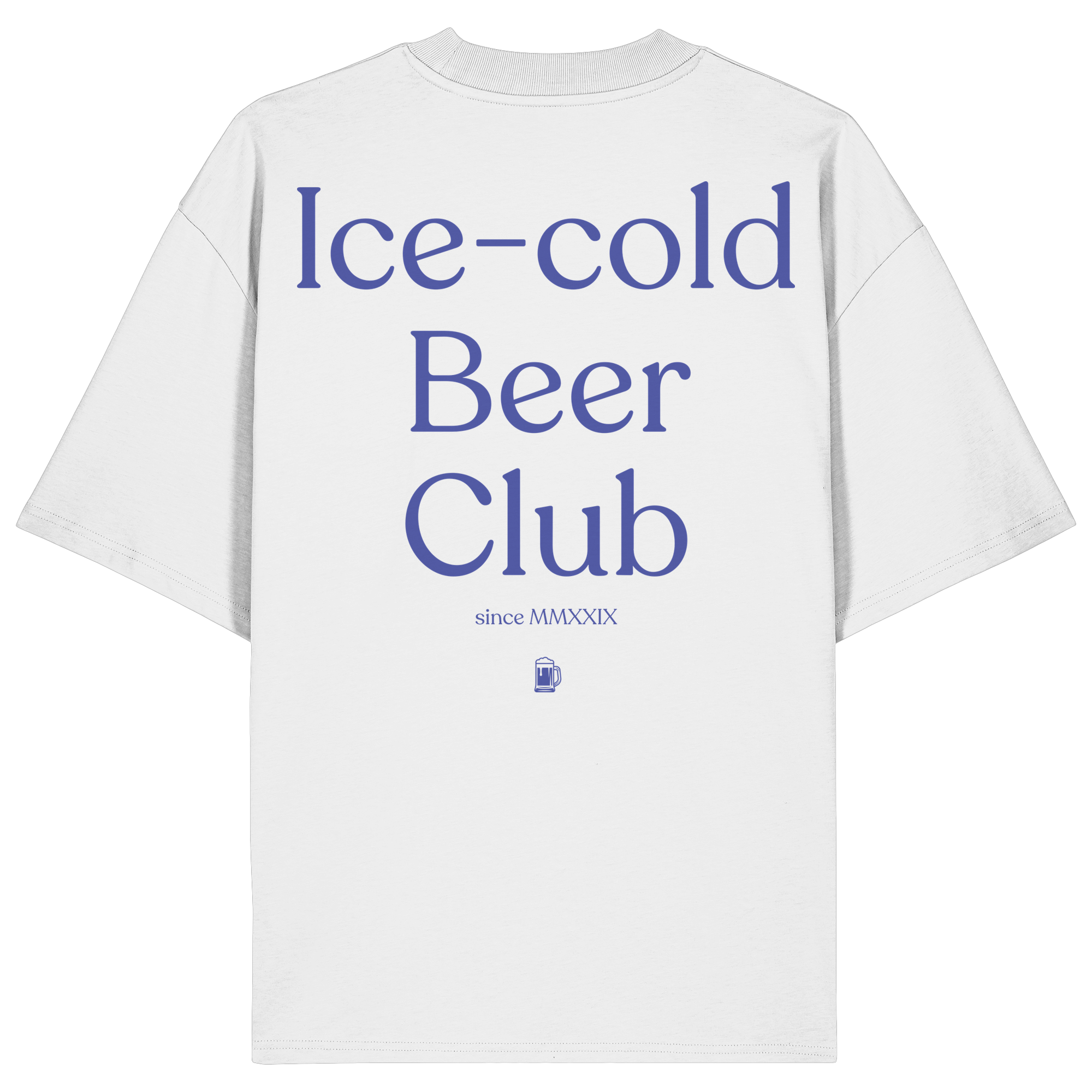 Ice-cold beer club | Oversize T-Shirt - Bierista