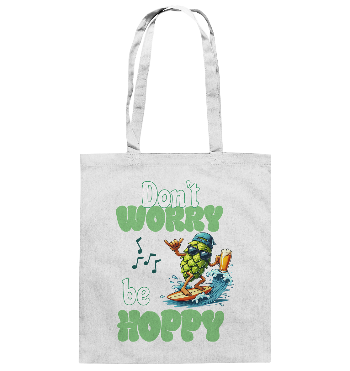 Dont worry be hoppy | Baumwolltasche - Bierista
