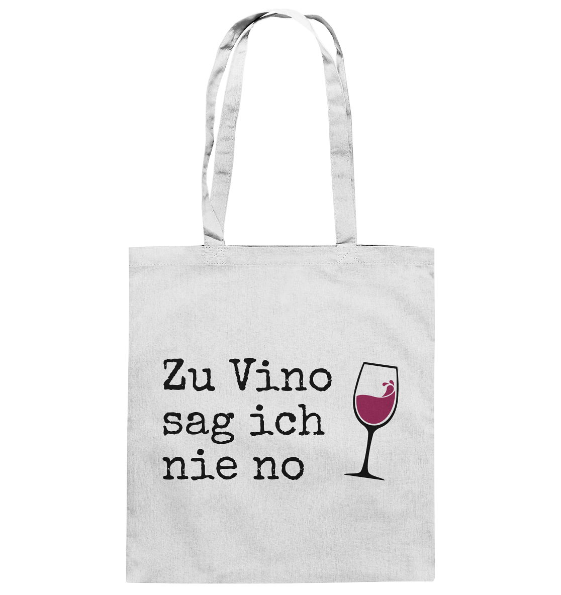 Zu Vino sag ich nie no | Baumwolltasche - Bierista