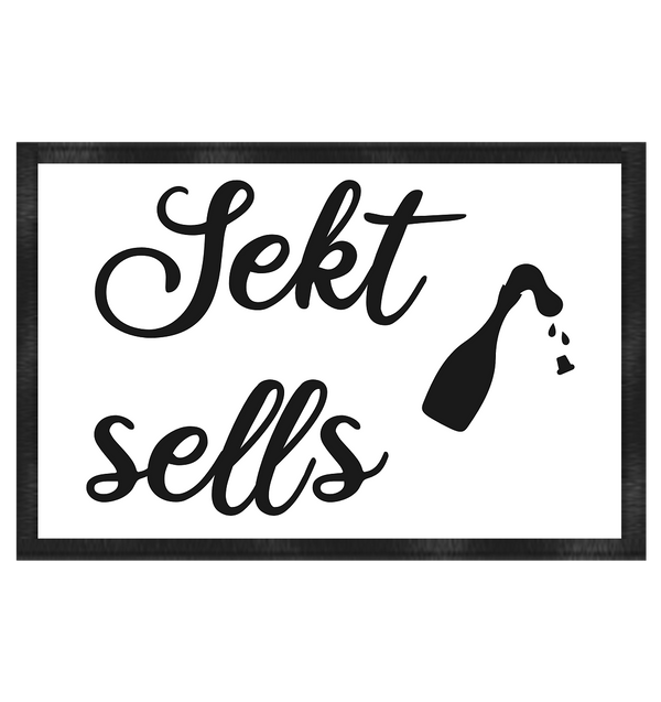 Sekt sells | Fußmatte 60x40cm