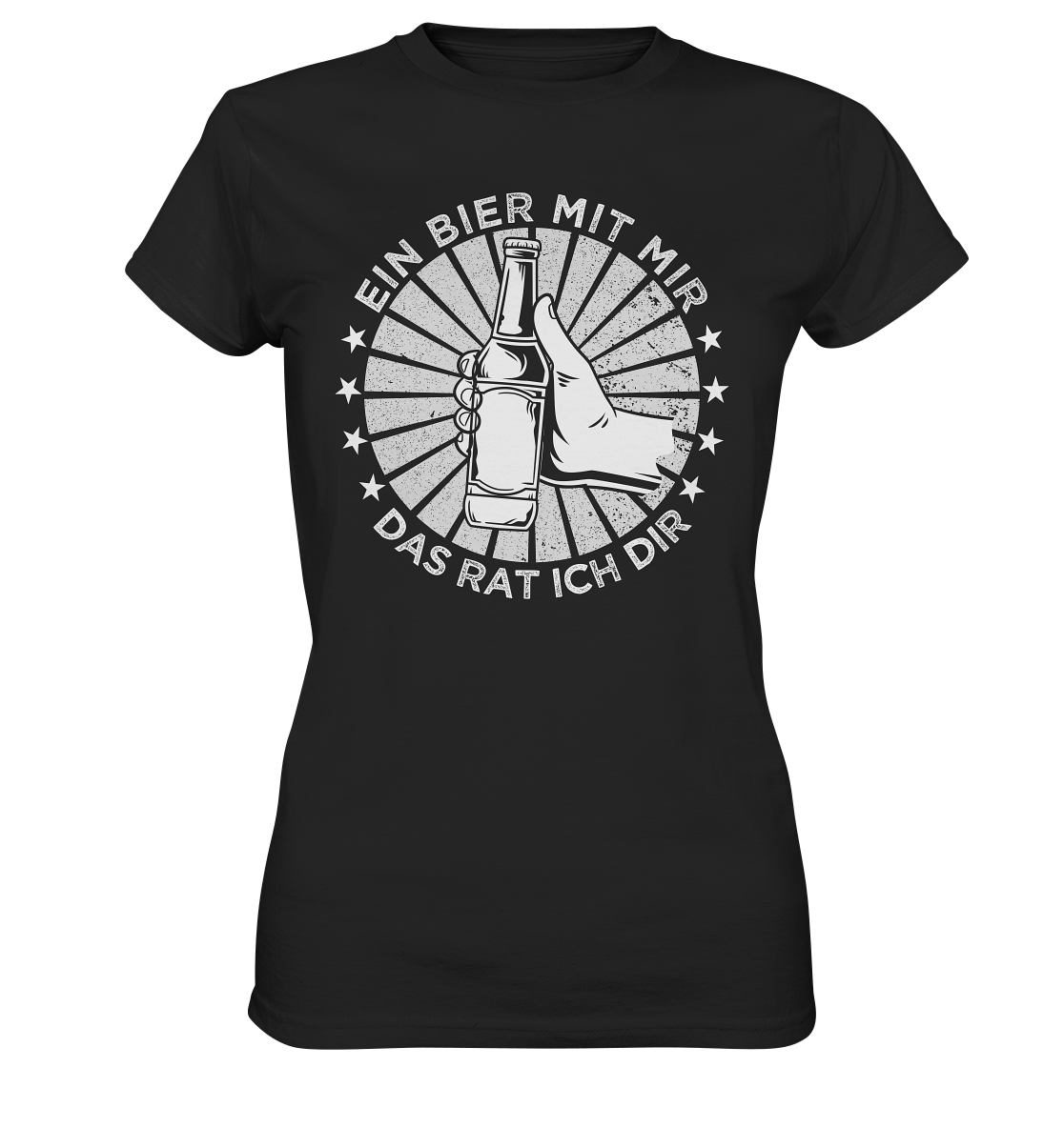 Ein Bier mit mir, das rat ich dir | Frauen T-Shirt - Bierista