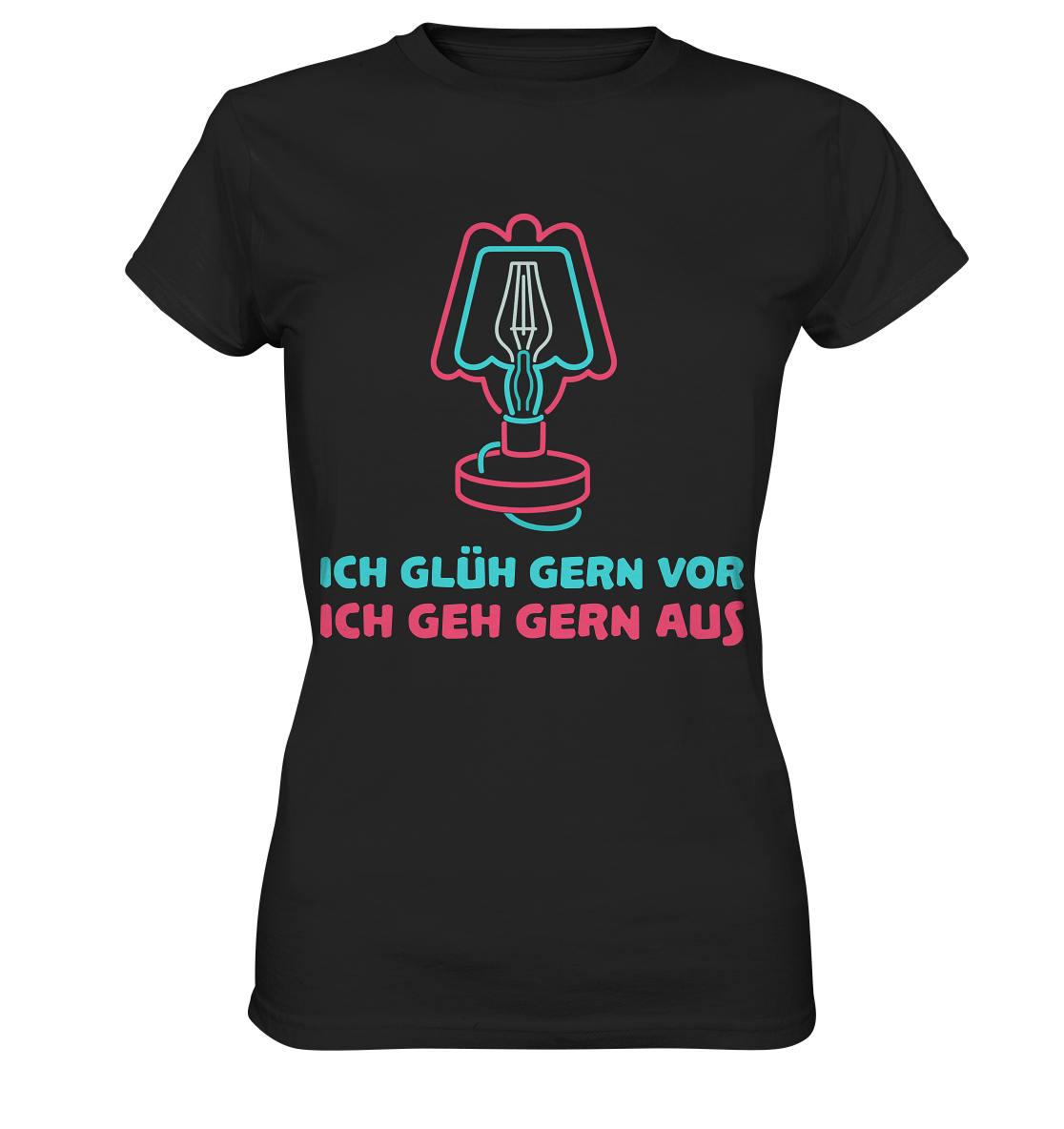 Wackelkontakt Lampe aus den 70ern | Frauen T-Shirt - Bierista