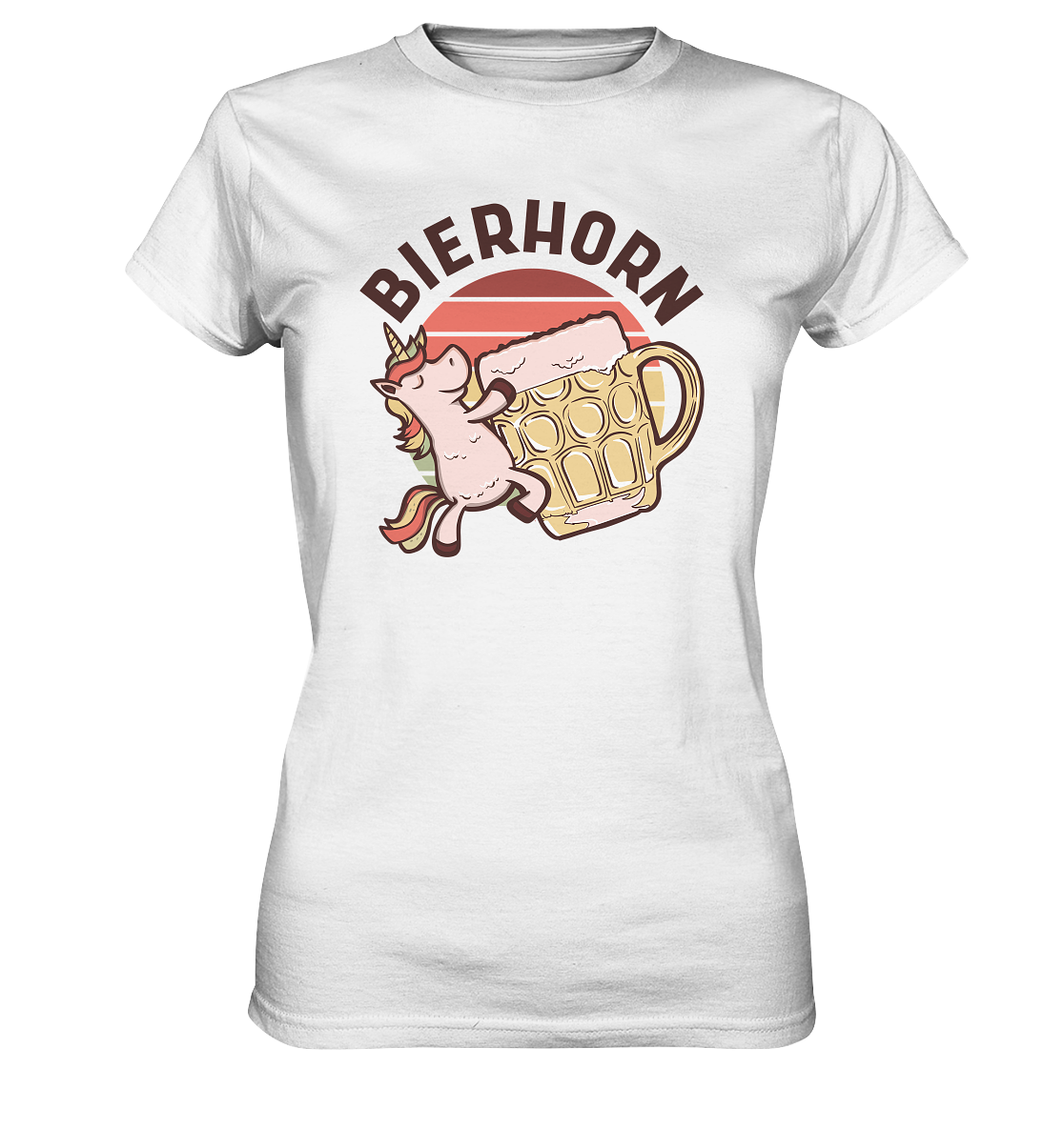 Bierhorn Bier Einhorn | Frauen T-Shirt - Bierista