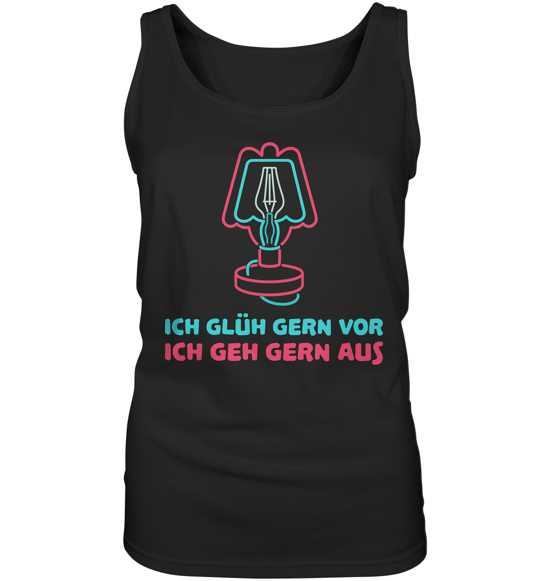 Wackelkontakt Lampe aus den 70ern | Frauen Tanktop - Bierista