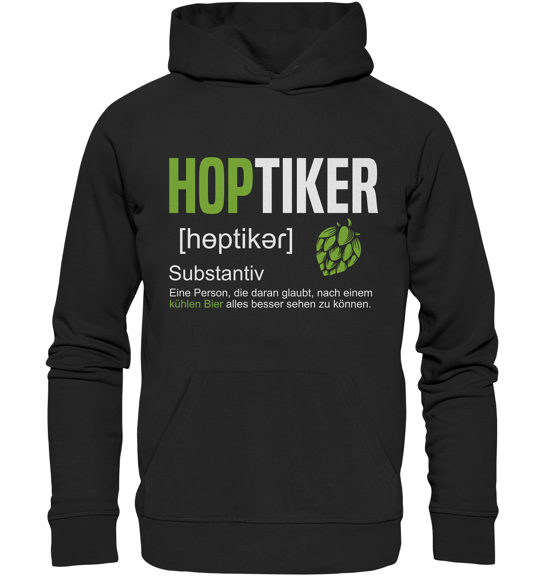 Hoptiker Bier Optiker Hopfen | Hoodie - Bierista