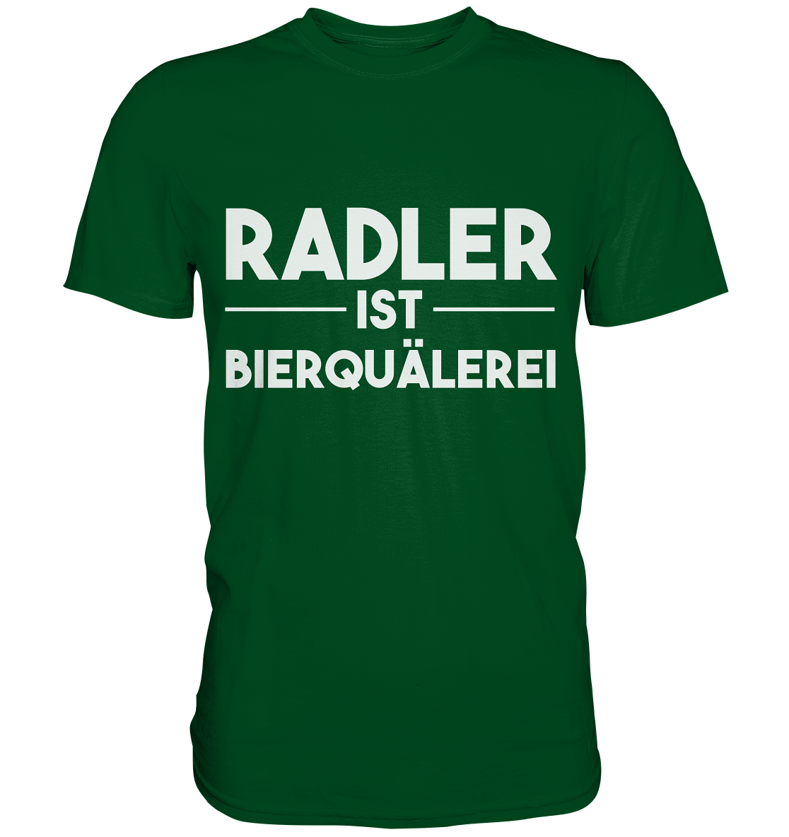 Radler ist Bierquälerei | Männer T-Shirt - Bierista
