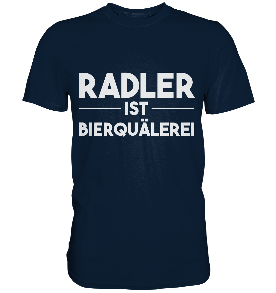 Radler ist Bierquälerei | Männer T-Shirt - Bierista