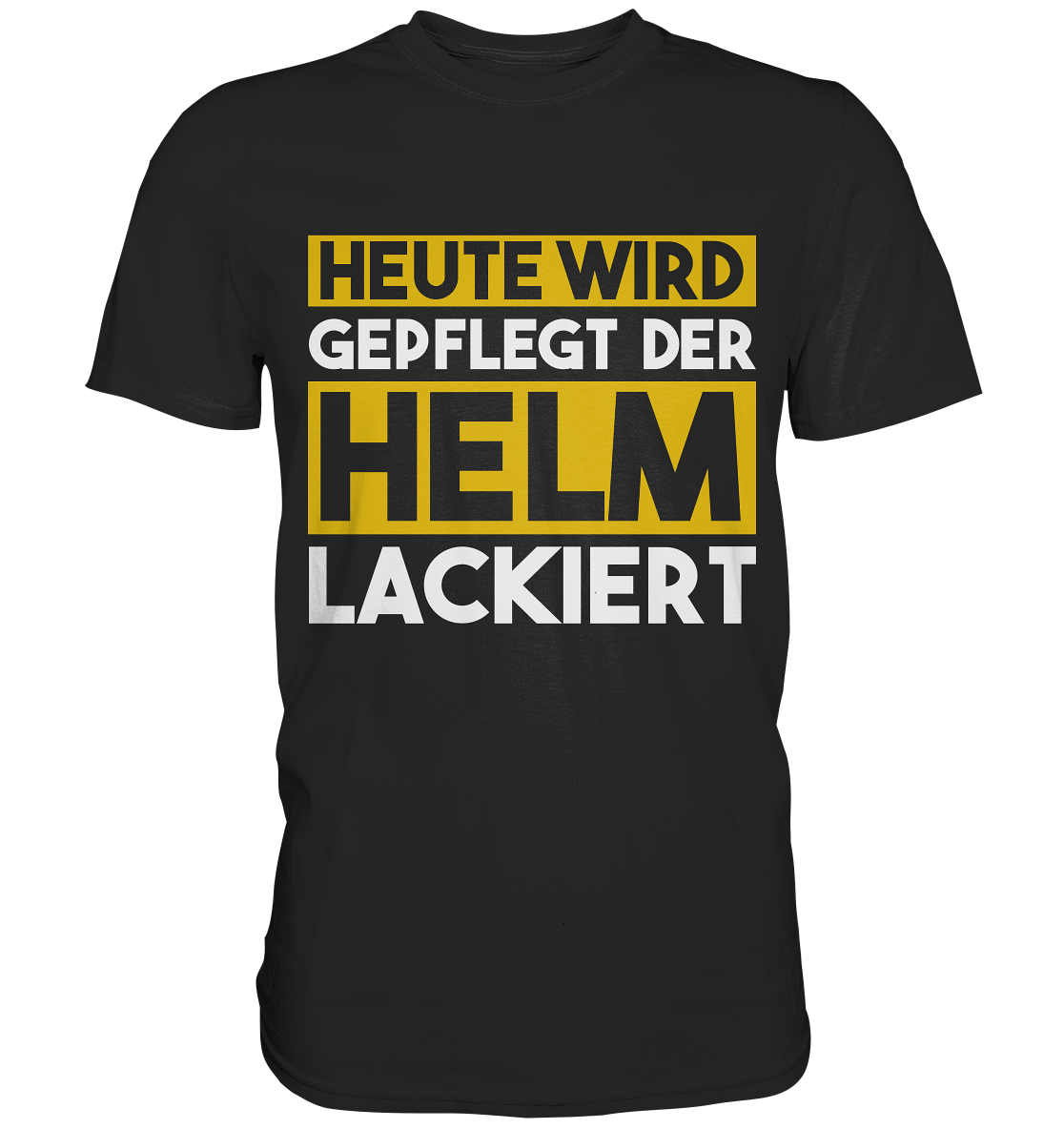 Helm lackiert | Männer T-Shirt - Bierista