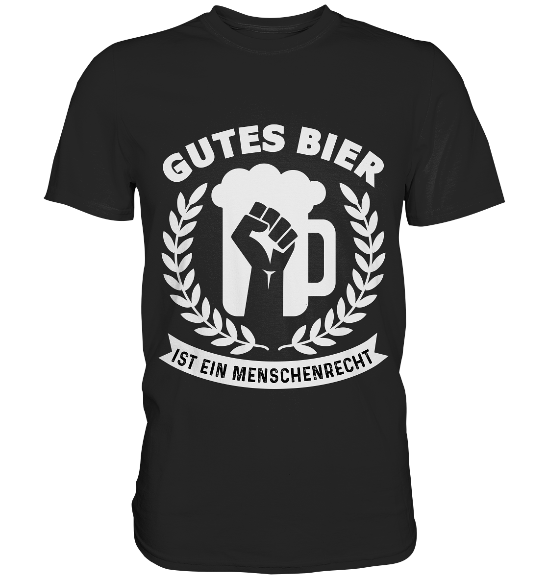 Gutes Bier ist ein Menschenrecht | Männer T-Shirt - Bierista