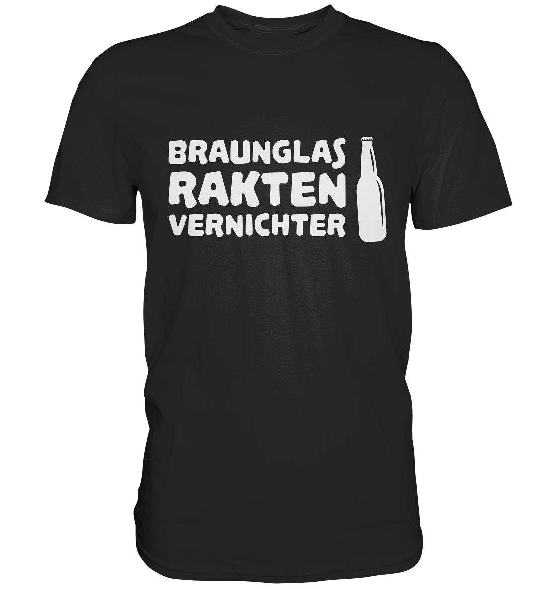 Braunglasraketen Vernichter | Männer T-Shirt - Bierista