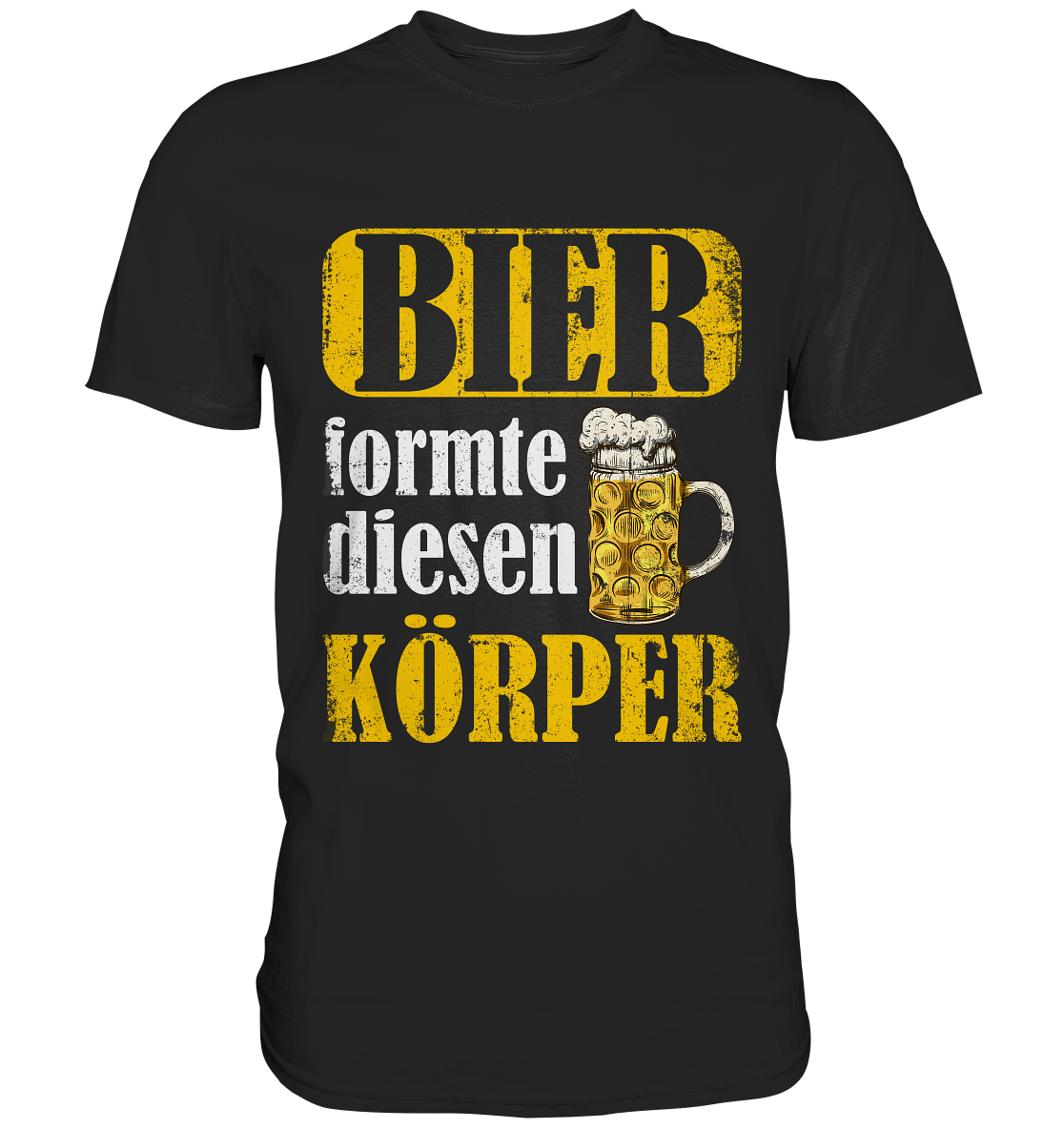 Bier formte diesen Körper | Männer T-Shirt - Bierista