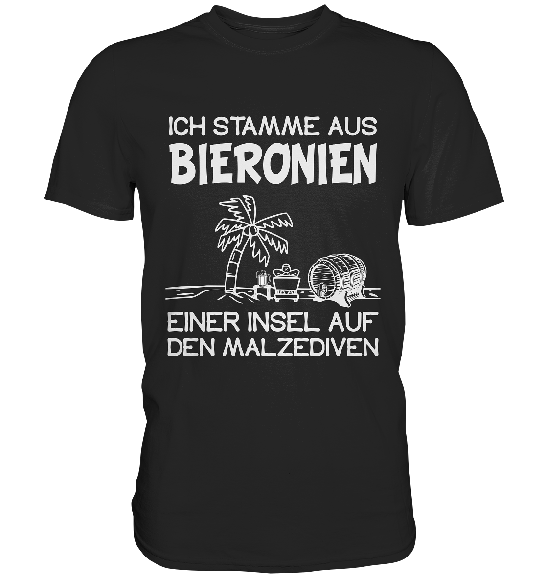Ich stamme aus Bieronien | Männer T-Shirt - Bierista