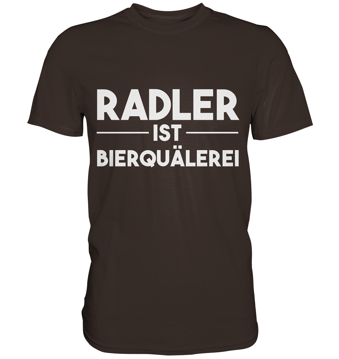 Radler ist Bierquälerei | Männer T-Shirt - Bierista