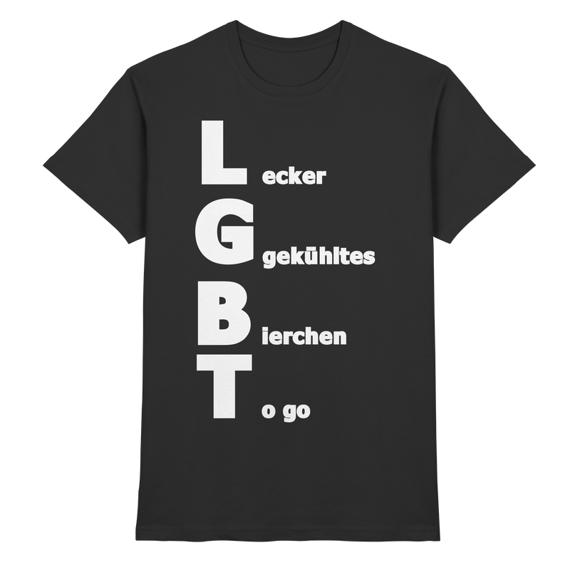 Lecker Gekühltes Bierchen To go | Männer T-Shirt