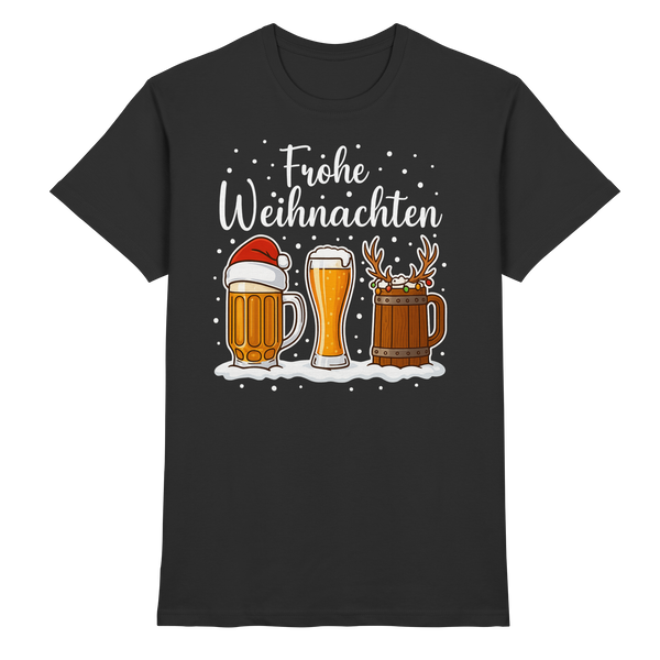 Frohe Weihnachten Bierkrüge | Männer T-Shirt