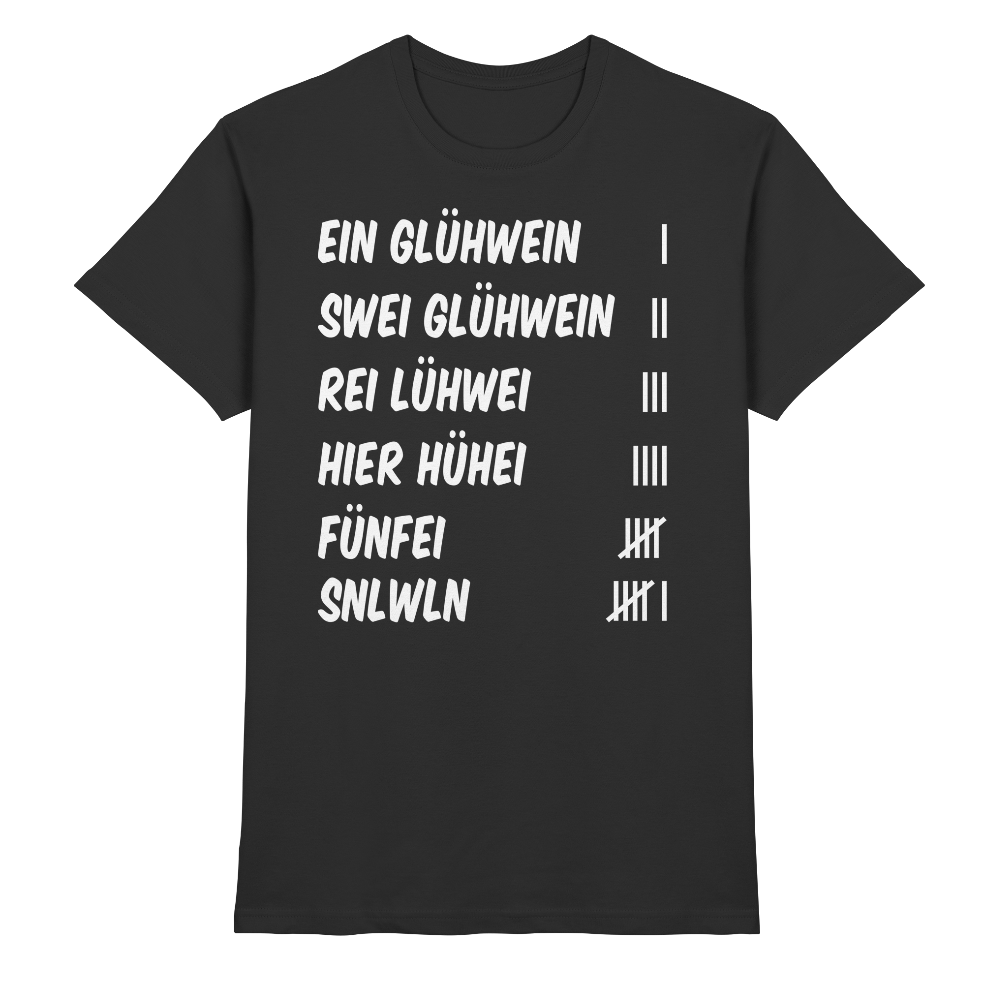 Sechs Glühwein | Männer T-Shirt