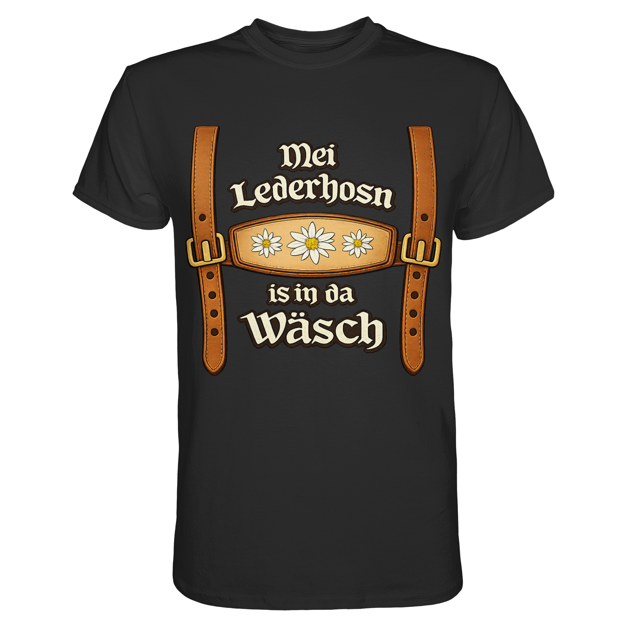 Mei Lederhosn is in da Wäsch | Männer T-Shirt