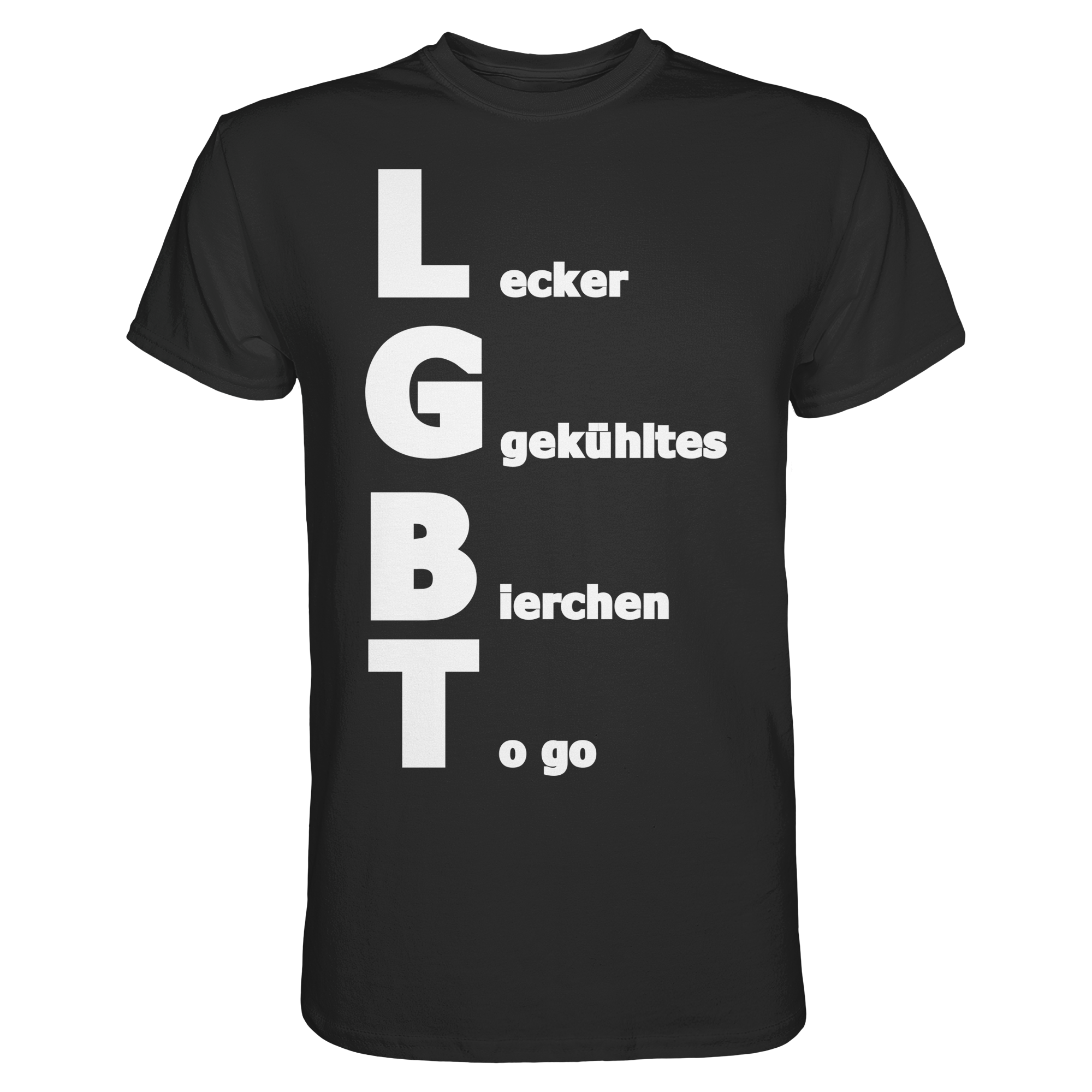 Lecker Gekühltes Bierchen To go | Männer T-Shirt